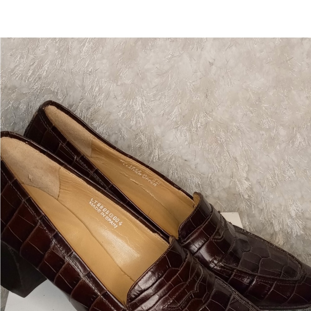 RL collection cocodrile embossed vintage leather loafers‌‌‌‌‌‌‌‌‌‌‌‌‌‌‌‌…‌‌‌‌‌‌‌ - Picture 8 of 11